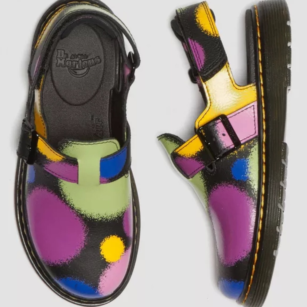 new youth/kids size 2 or 4 JORGIE HAZE HYDRO LEATHER SLINGBACK MULES